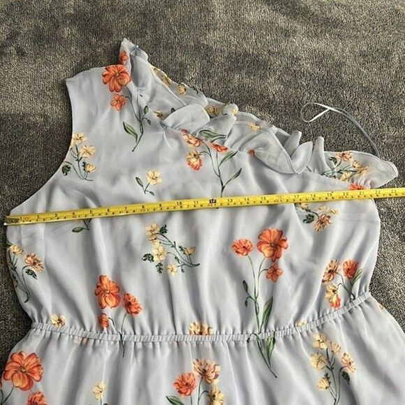 Who What Wear One Shoulder plus size Dress. No size tag please see measurements - Picture 6 of 9